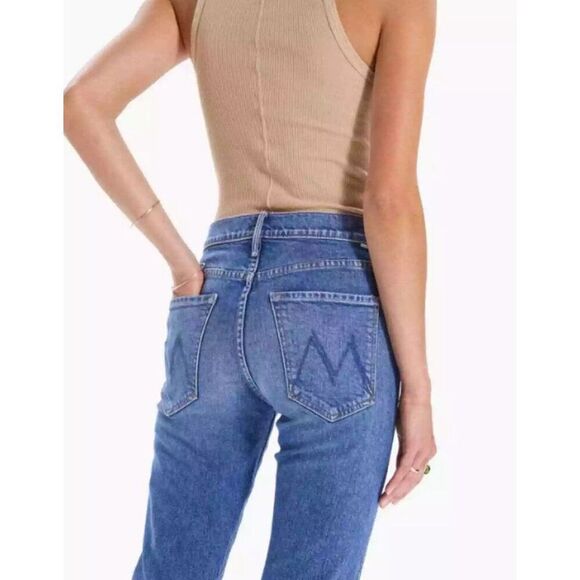 MOTHER Denim Stinger Flood Crate Digger Mid Rise Skinny Jeans Size 29 MWT - Picture 6 of 15